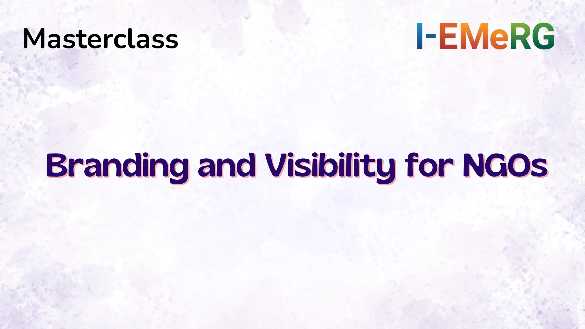 Branding and Visibility for NGOs