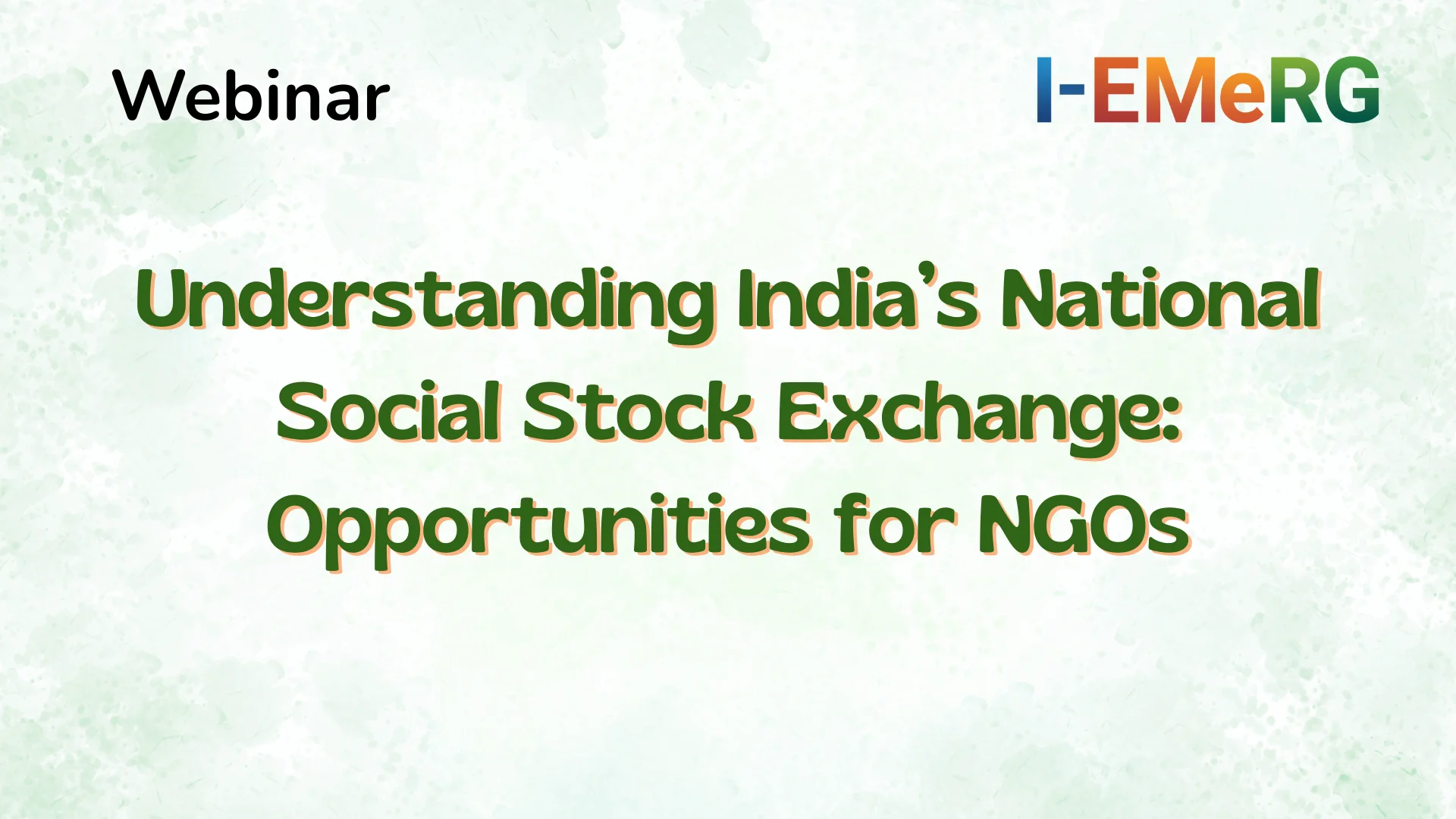 Understanding India’s National Social Stock Exchange: Opportunities for NGOs