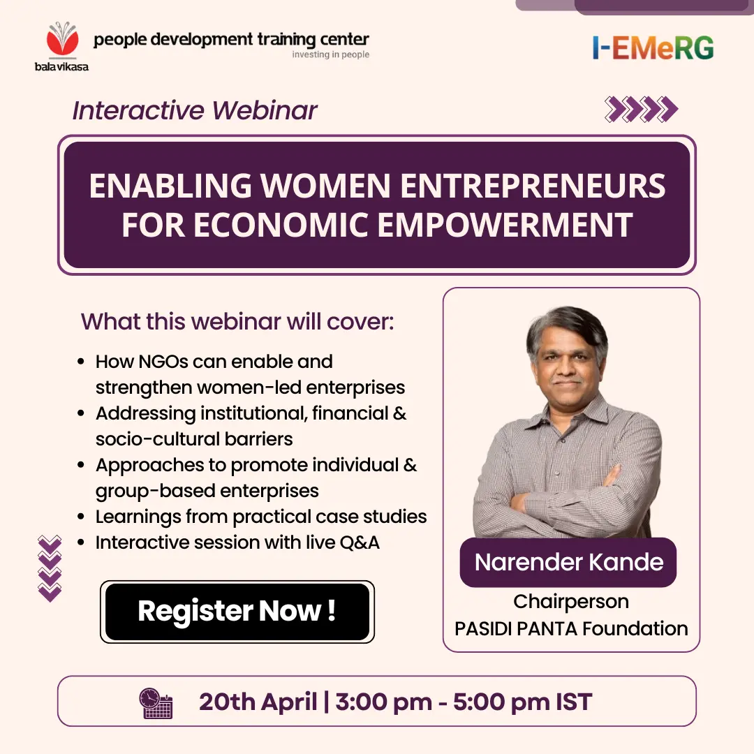 Enabling Women Entrepreneurs for Economic Empowerment