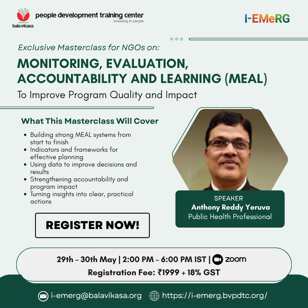 Monitoring, Evaluation, Accountability and Learning (MEAL)