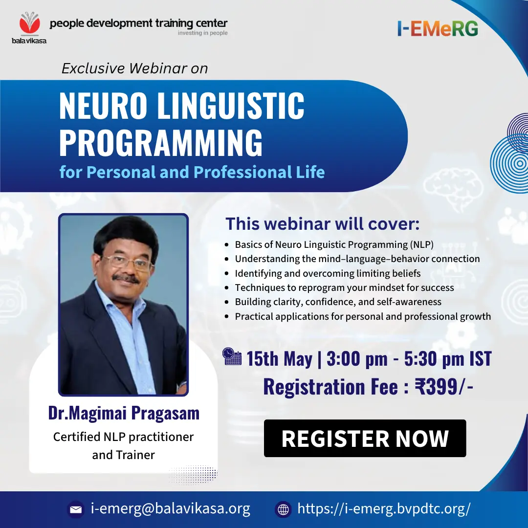 Neuro Linguistic Programming (NLP) For Personal and Professional Growth