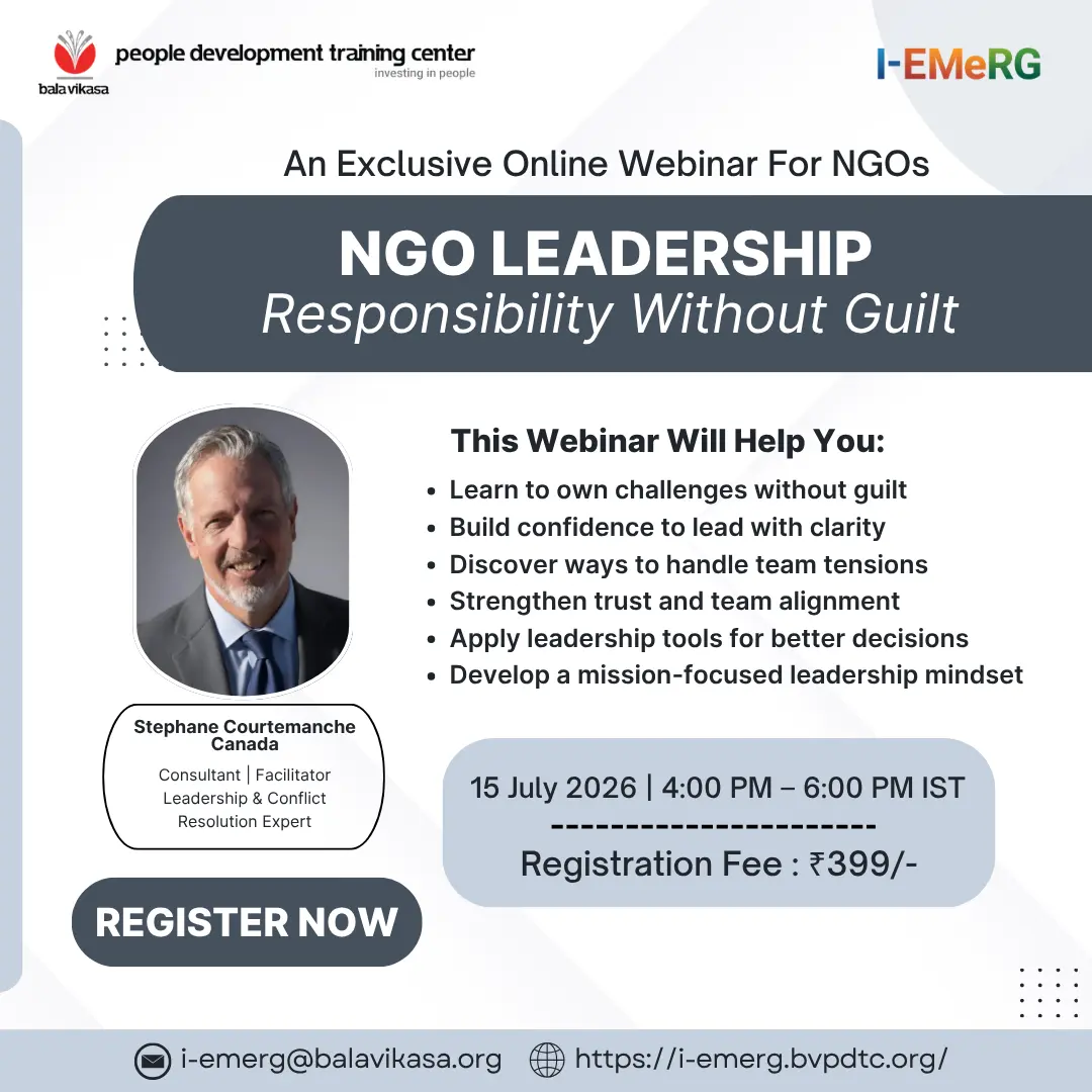 NGO Leadership: Responsibility Without Guilt