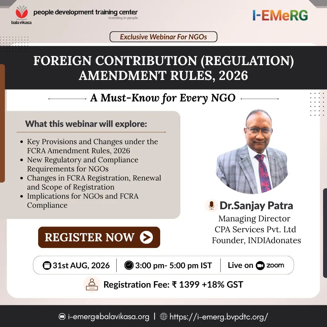 Foreign Contribution (Regulation) Amendment Rules 2026, A Must-Know for Every NGO