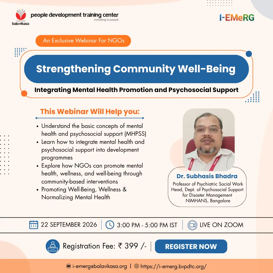 Strengthening Community Well-Being: Integrating Mental Health Promotion and Psychosocial Support